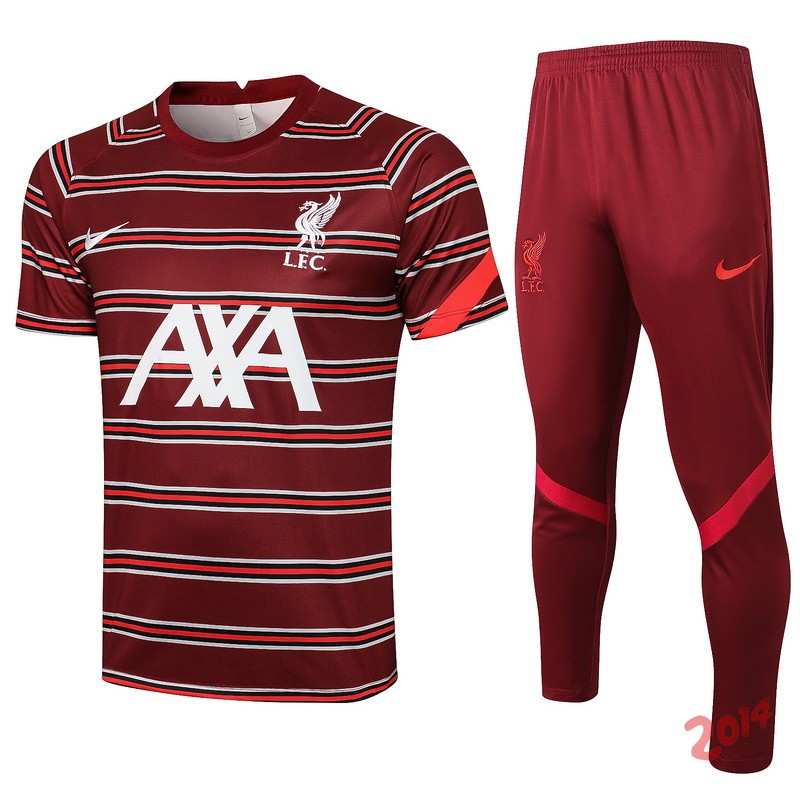 Entrenamiento Liverpool Conjunto Completo 2021/2022 I Rojo Blanco