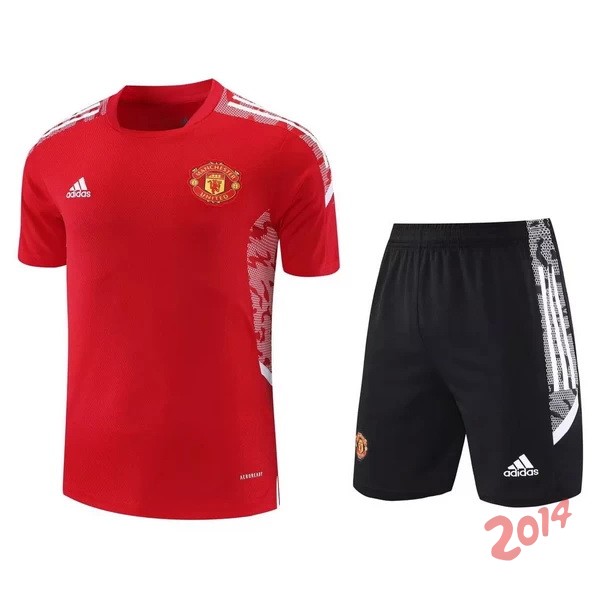 Entrenamiento Manchester United Conjunto Completo 2021/2022 I Rojo Negro