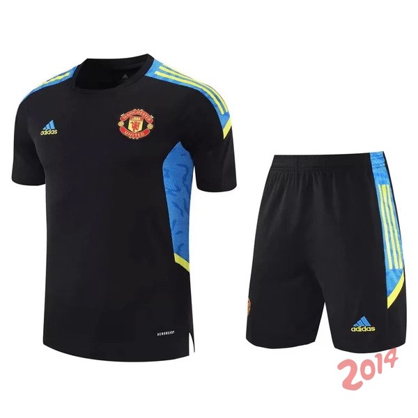 Entrenamiento Manchester United Conjunto Completo 2021/2022 Negro Azul