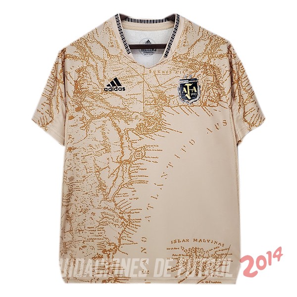 Camiseta Del Argentina Especial 2021 Amarillo