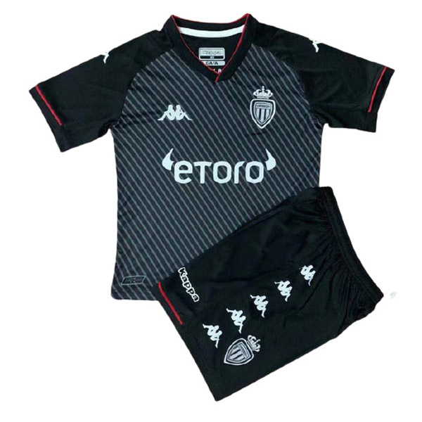 Camiseta Del Conjunto Completo AS Monaco Nino Segunda Equipacion 2021/2022