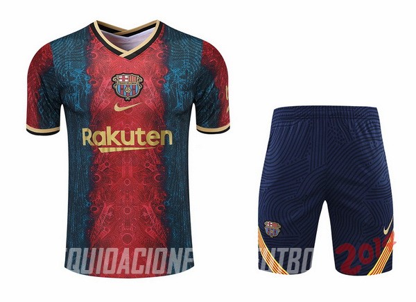 Entrenamiento Barcelona Conjunto Completo 2021/2022 Rojo Azul Amarillo