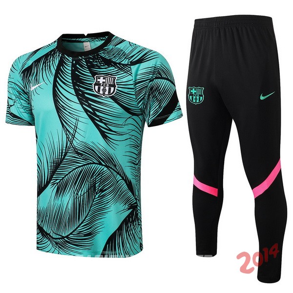 Entrenamiento Barcelona Conjunto Completo 2021/2022 Verde Negro