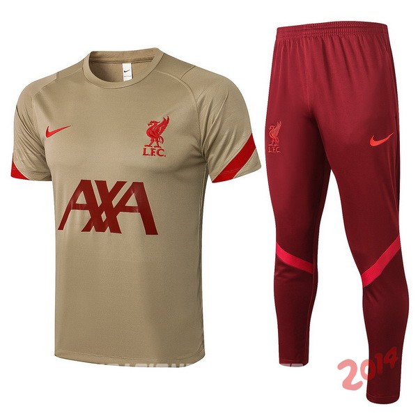 Entrenamiento Liverpool Conjunto Completo 2021/2022 Amarillo Rojo