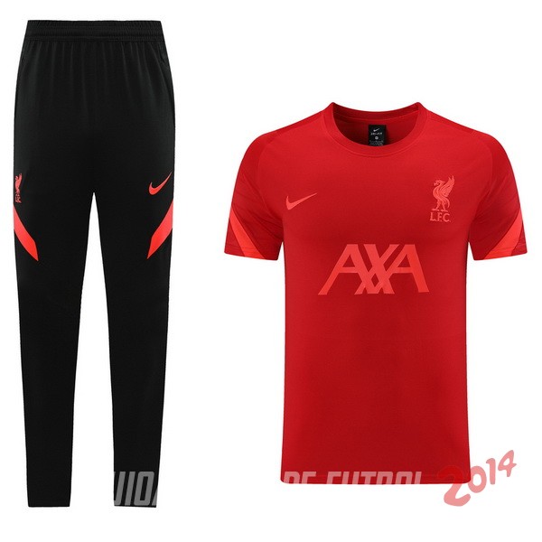 Entrenamiento Liverpool Conjunto Completo 2021/2022 Rojo Negro