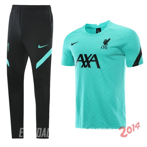 Entrenamiento Liverpool Conjunto Completo 2021/2022 Verde Negro