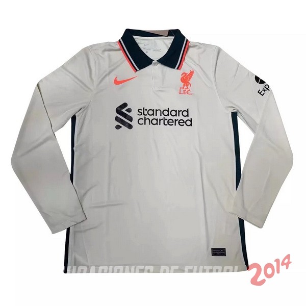 Camiseta Del Liverpool Manga Larga Segunda Equipacion 2021/2022