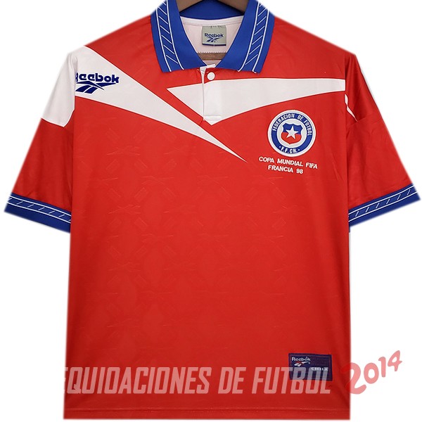 Retro Camiseta De Chile de la Seleccion Primera 1998