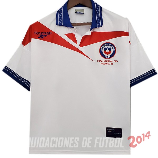 Retro Camiseta De Chile de la Seleccion Segunda 1998