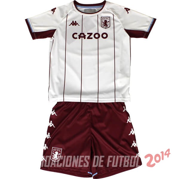 Camiseta Del Conjunto Completo Aston Villa Nino Segunda 2021/2022