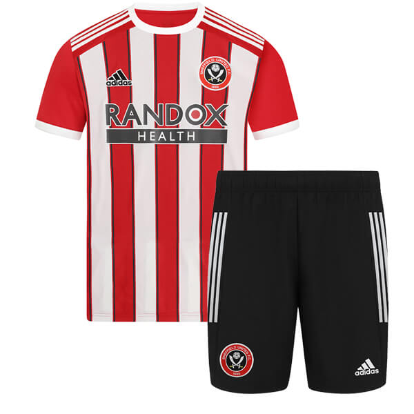 Camiseta Conjunto Completo Del Sheffield United Nino Primera 2021/2022