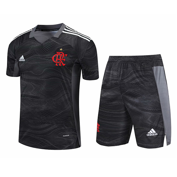 Camiseta Del Conjunto Completo Flamengo Nino Portero 2021/2022 Negro