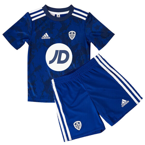 Camiseta Del Conjunto Completo Leeds United Nino Segunda 2021/2022 Azul