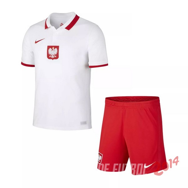 Camiseta Del Conjunto Completo Polonia Nino Primera Equipacion 2021