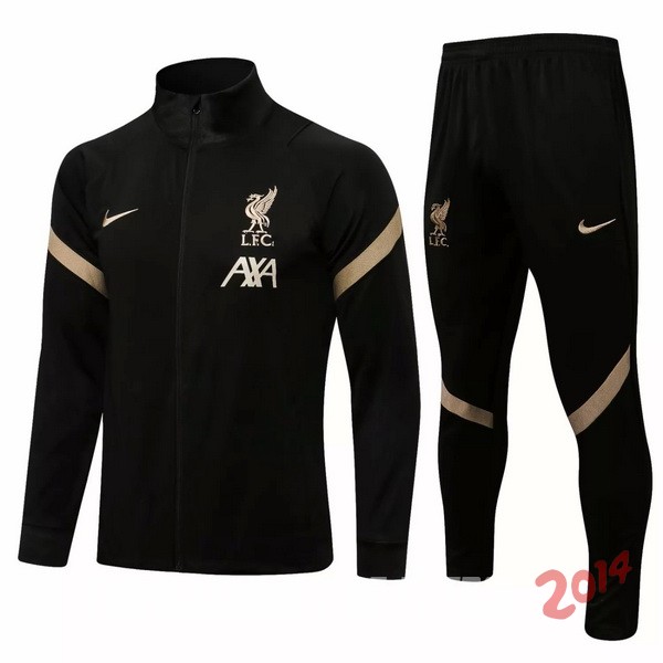 Chandal Ninos Liverpool Negro Amarillo 2021/2022