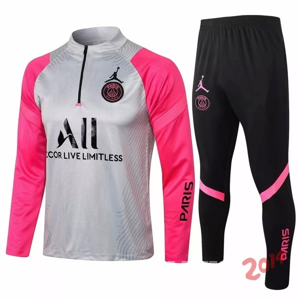 Chandal Ninos Paris Saint Germain Gris Rosa Negro 2021/2022