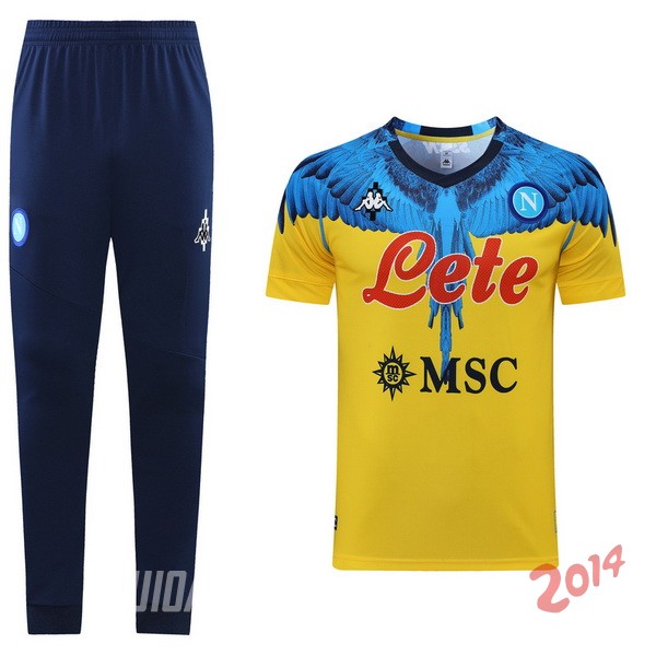 Entrenamiento Conjunto Completo Napoli 2021/2022 Azul Amarillo