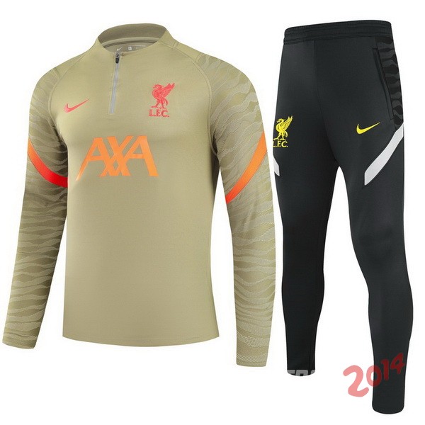 Chandal Ninos Liverpool Amarillo Negro 2021/2022