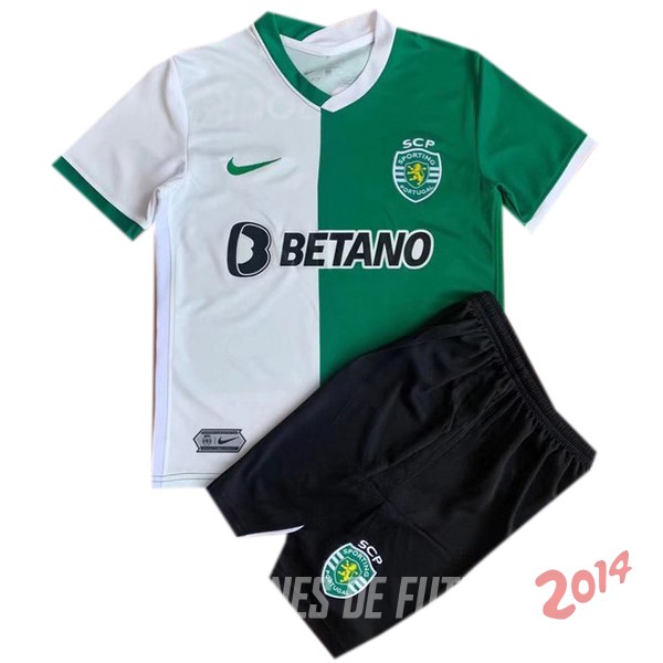 Camiseta Del Conjunto Completo Sporting de Lisboa Nino Especial 2021/2022 Verde