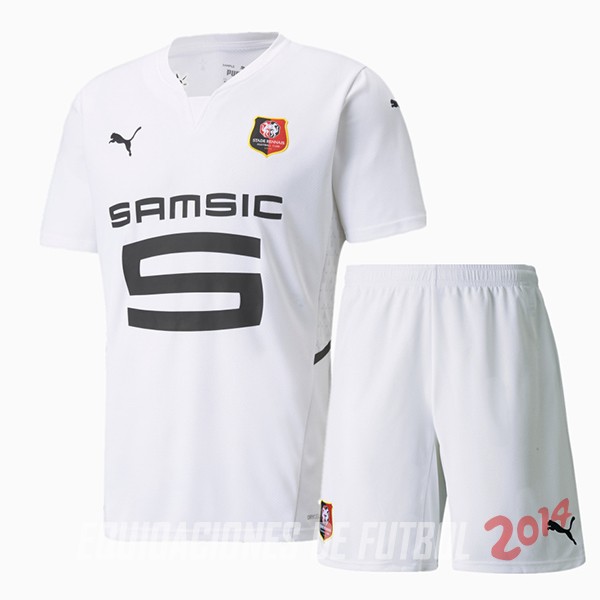 Camiseta Del Conjunto Completo Stade Rennais Nino Segunda Equipacion 2021/2022