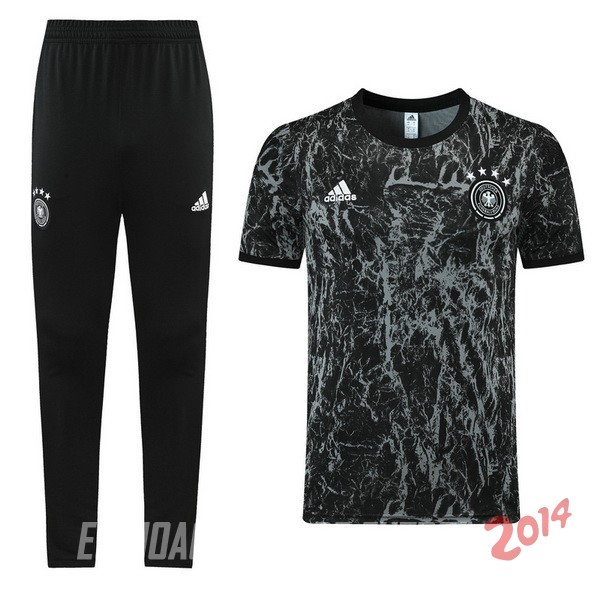 Entrenamiento Alemania Conjunto Completo 2021/2022 Gris Negro