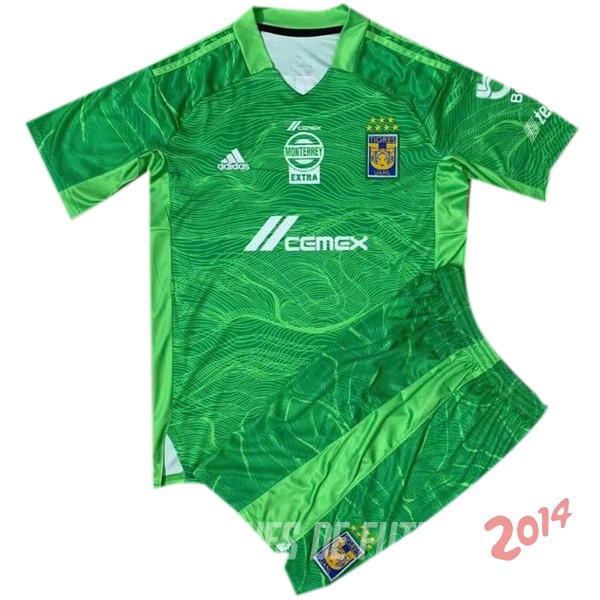 Camiseta Del Tigres Nino Portero 2021/2022 Verde