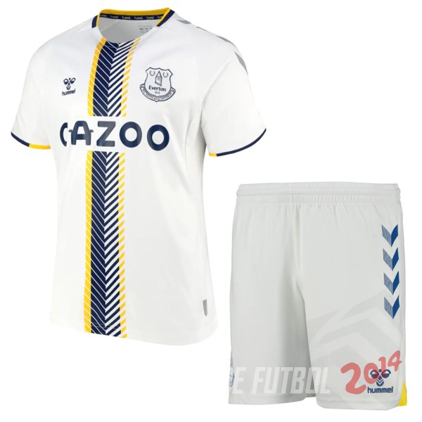 Camiseta Del Conjunto Completo Everton Ninos Tercera 2021/2022
