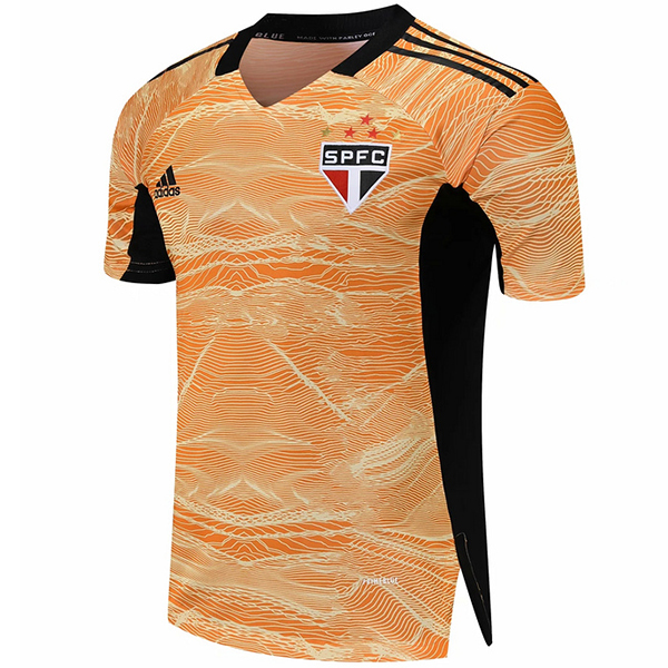 Camiseta Del São Paulo Primera Portero 2021/2022 Amarillo
