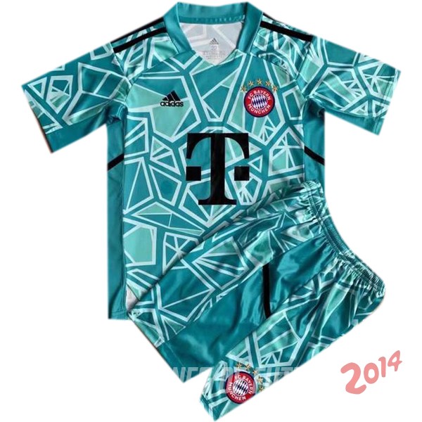 Camiseta Del Conjunto Completo Hombre Bayern Múnich Portero 2022/2023 Verde