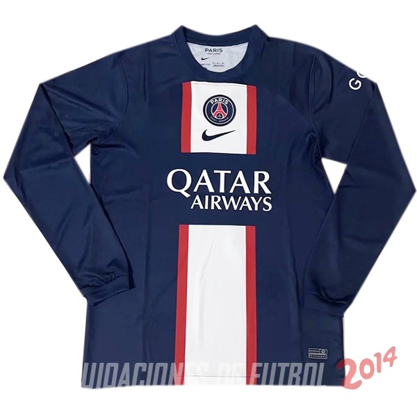 Camiseta Del Paris Saint Germain Manga Larga Primera 2022/2023