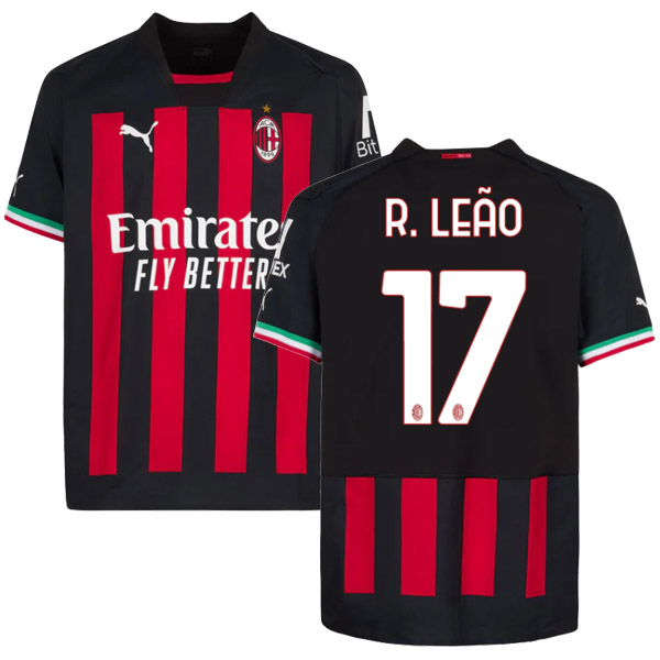 NO.17 R.Leão De Camiseta Del AC Milan Primera 2022/2023
