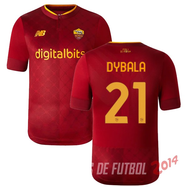 NO.21 Dybala De Camiseta Del As Roma Primera 2022/2023