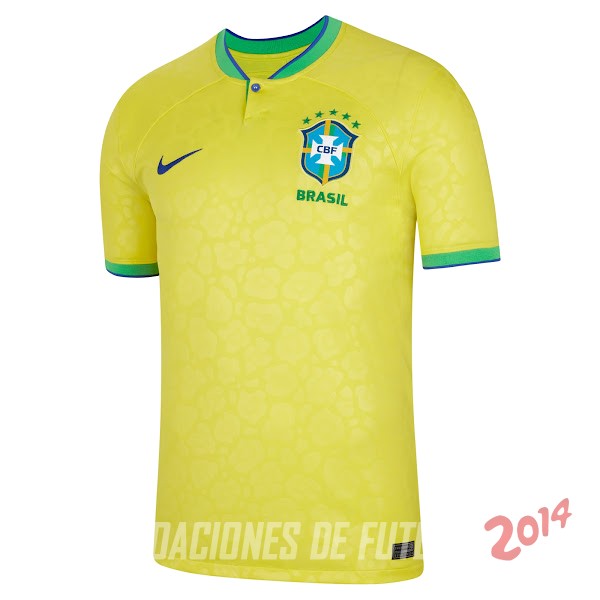 Tailandia Camiseta De Brasil de la Seleccion Primera Copa del mundo 2022