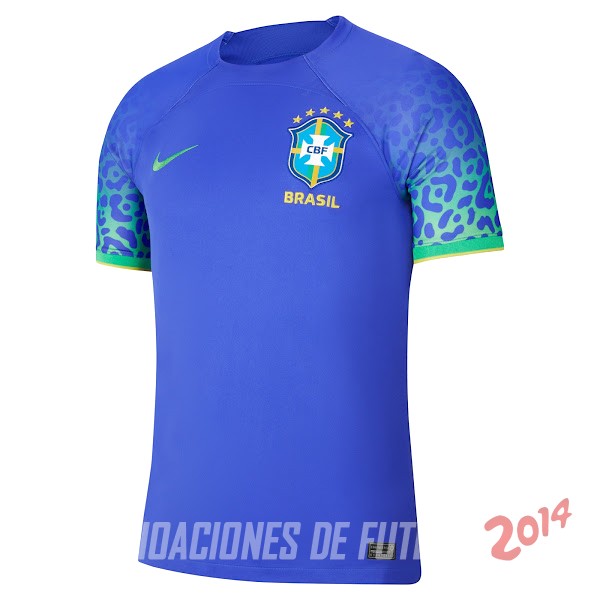 Tailandia Camiseta De Brasil de la Seleccion Seconda Copa del mundo 2022