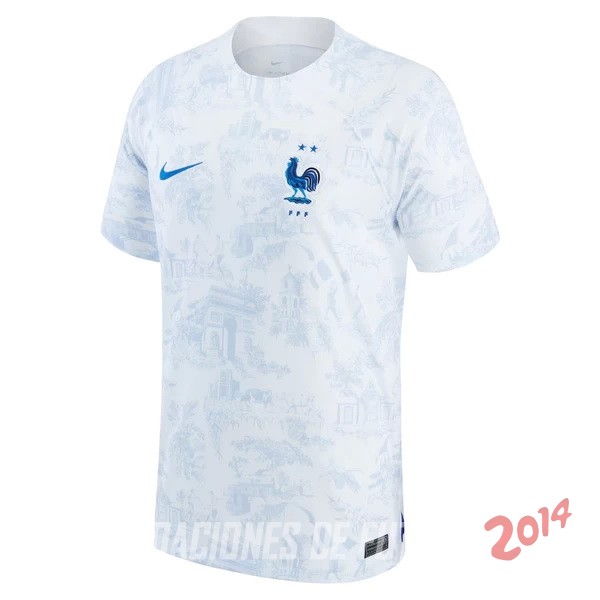 Camiseta De Francia de la Seleccion Segunda Copa del mundo 2022