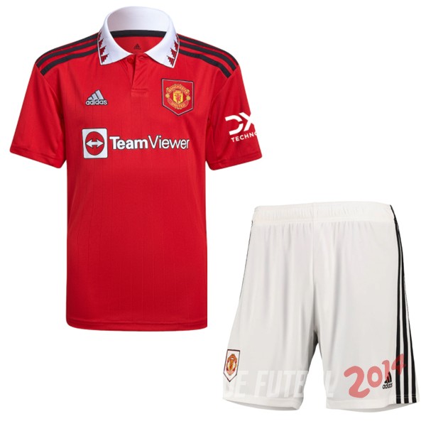 Camiseta Del Manchester United Nino Primera 2022/2023