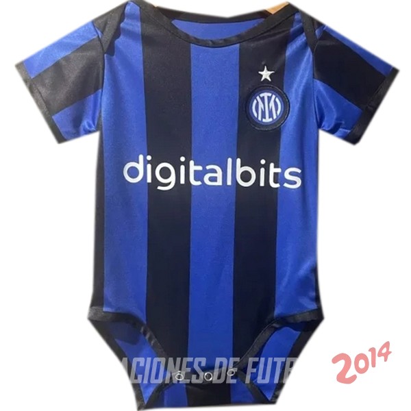 Camiseta Del Inter Milan Nino Onesies Primera 2022/2023