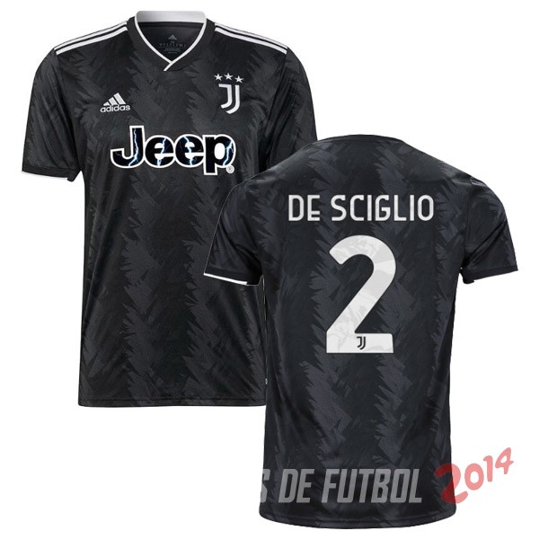 NO.2 De Sciglio de Camiseta Del Juventus Segunda Equipacion 2022/2023
