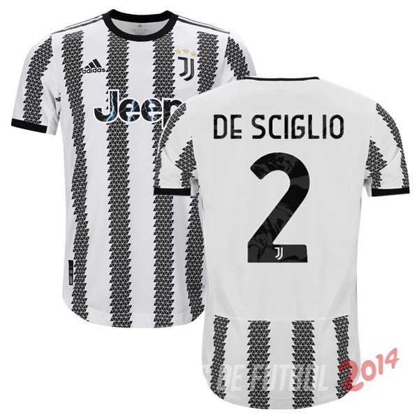 NO.2 De Sciglio de Camiseta Del Juventus Primera Equipacion 2022/2023