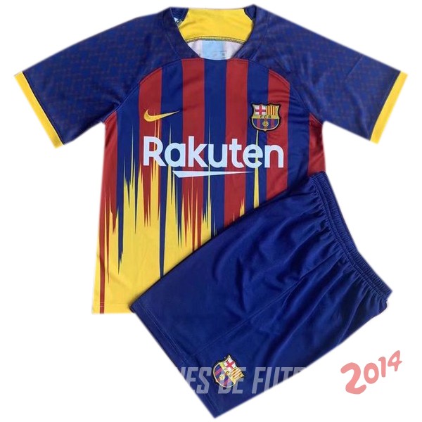 Camiseta Del Conjunto Complet Barcelona Nino Concepto 2022/2023 Azul Rojo