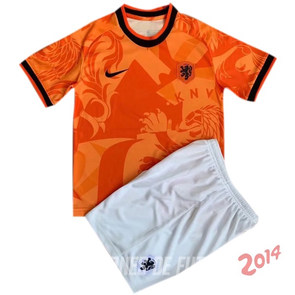 Camiseta Del Conjunto Completo Paises Bajos Nino Concepto Equipacion 2022