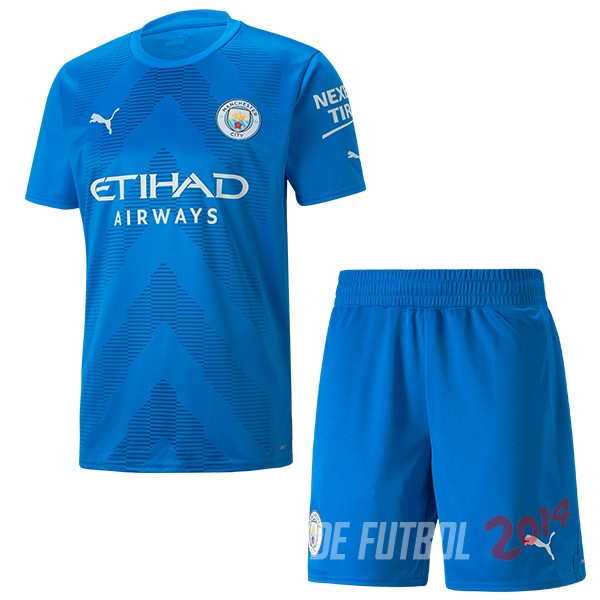 Camiseta Del Portero Manchester City Conjunto Completo Hombre Primera 2022/2023 Azul