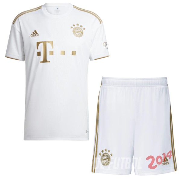 Camiseta Del Conjunto Completo Bayern Munich Nino Segunda Equipacion 2022/2023