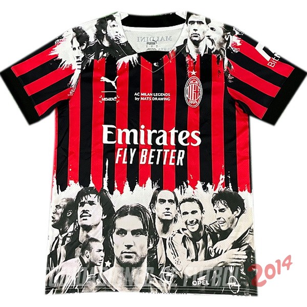 Tailandia Camiseta Del AC Milan Especial 2022/2023 Rojo Blanco