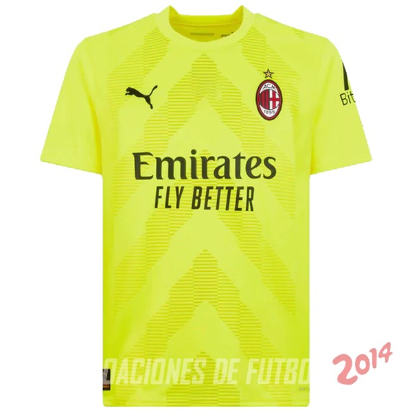 Tailandia Camiseta Del AC Milan Portero 2022/2023 Amarillo