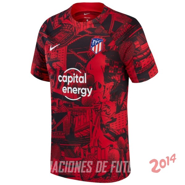 Tailandia Camiseta Del Atletico Madrid Previo Al Partido 2022/2023 Rojo