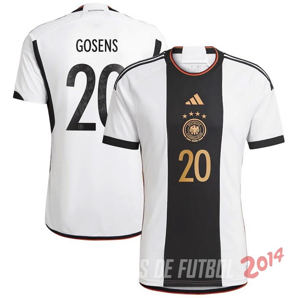 NO.20 Gosens Camiseta De Alemania Primera Copa del mundo 2022