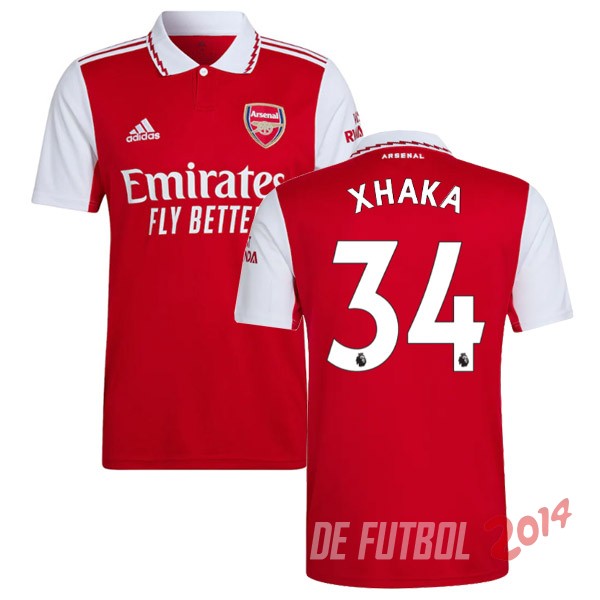 NO.34 Xhaka Camiseta Del Arsenal Primera 2022/2023