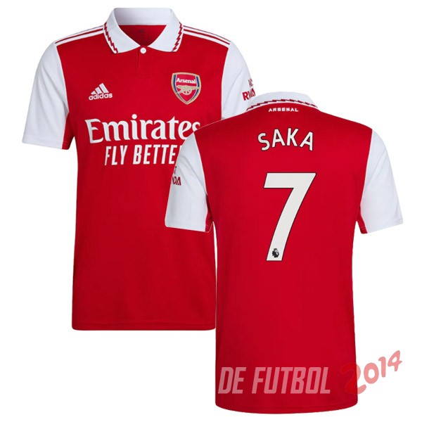 NO.7 Saka Camiseta Del Arsenal Primera 2022/2023