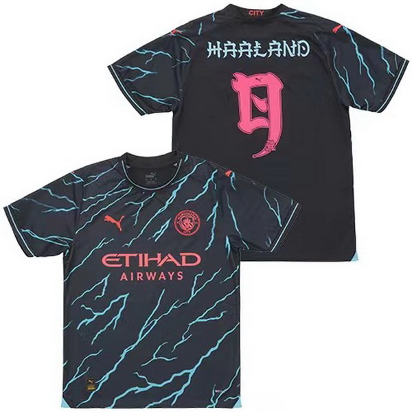 NO.9 Haaland de Tailandia Camiseta Del Manchester City Segunda 2023/2024